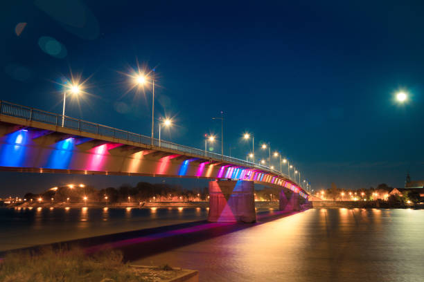 istock Low angle shot of a bridge 1437877802