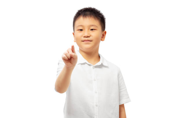 Child Holding Number 0