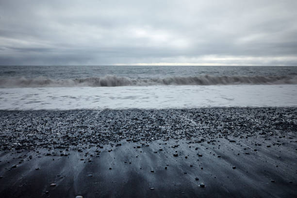 istock black sand beach in South Iceland 1437881099