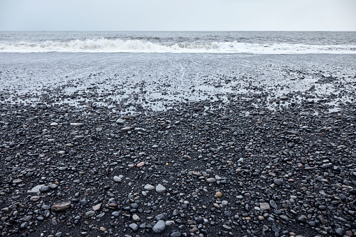 Black Sand Beach in South Iceland