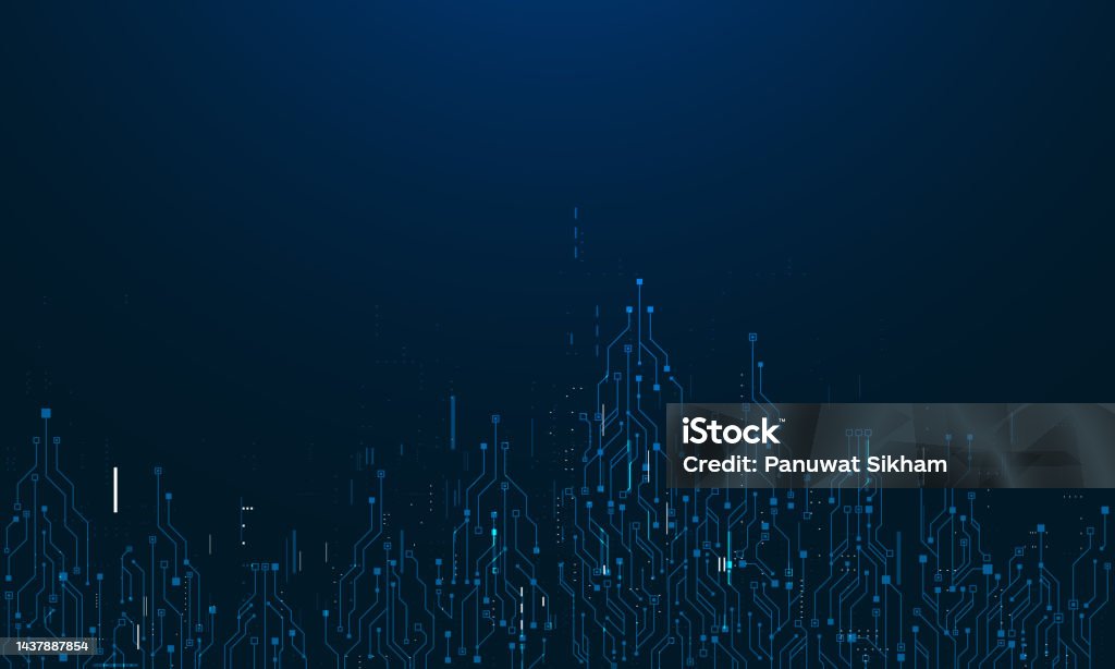 Circuit Board Texture Background Design Waves Flow Quantum Explosion ...