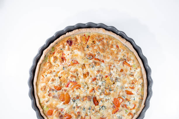 istock quiche blue cheese sun dried tomatoes portion white background 1437896411