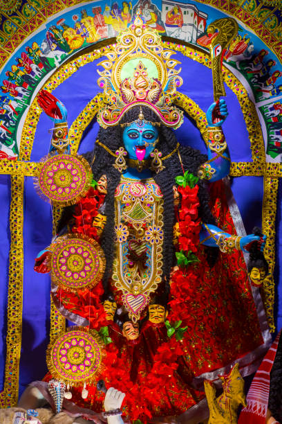 istock Selective focus of Hindu Mythological Goddess Devi Kali. 1437901777
