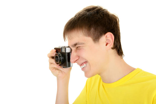istock Teenager with Photo Camera 1437903157