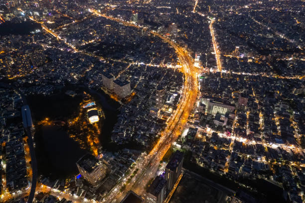 istock image aerial view of Landmark 81 is a super-tall skyscraper currently under construction in Ho Chi Minh City, Vietnam. It is the tallest building in Vietnam 1437903718