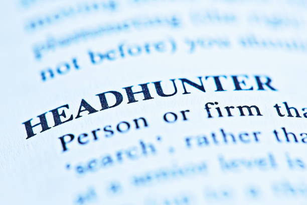 istock Headhunter, says entry in a business dictionary 1437911041