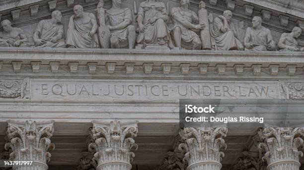 Equal Justice Under Law Equality Legislation Stock Photo - Download Image Now - Democracy, Justice - Concept, Equality