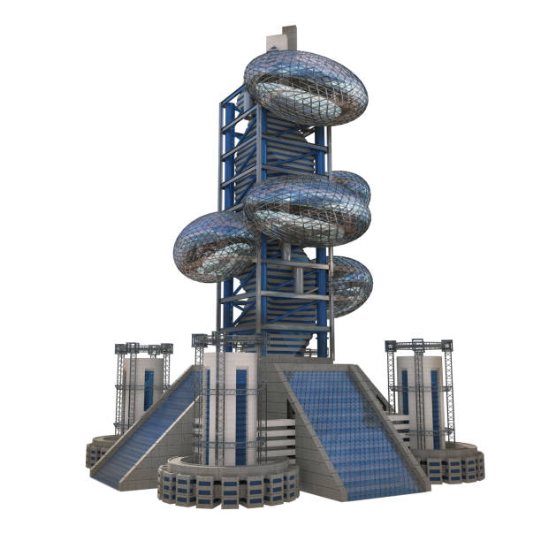 istock 3D Futuristic Cityscape Architecture 1437921682