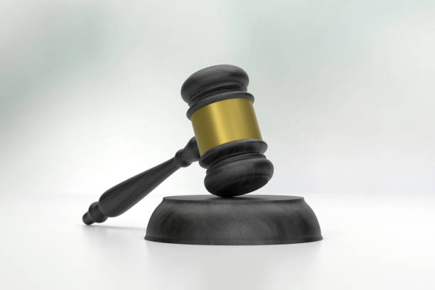 istock Gavel On White Background. Justice Concept. 1437928194