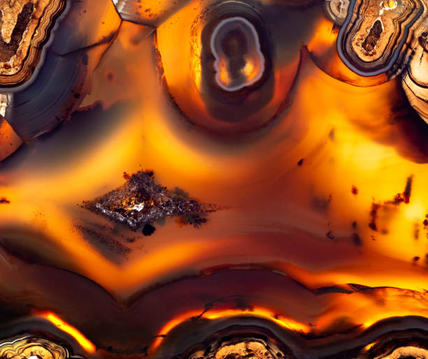 istock Agate crystal pieces for psychic energy. 1437934959