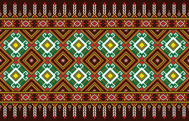 Vector illustration of fabric pattern_24