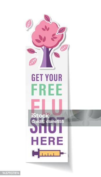 Flou Sticker Flu Shot Sticker On A Transparent Background Stock Illustration ...