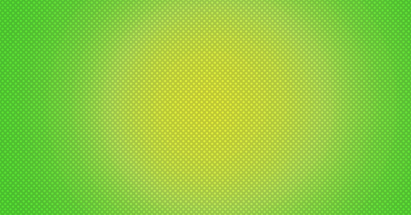 green and yellow halftone illustration background. colorful neon banner template. cartoon dotted pattern. circle dotted gradient pattern. pop art surface design. abstract vivid halftone texture.