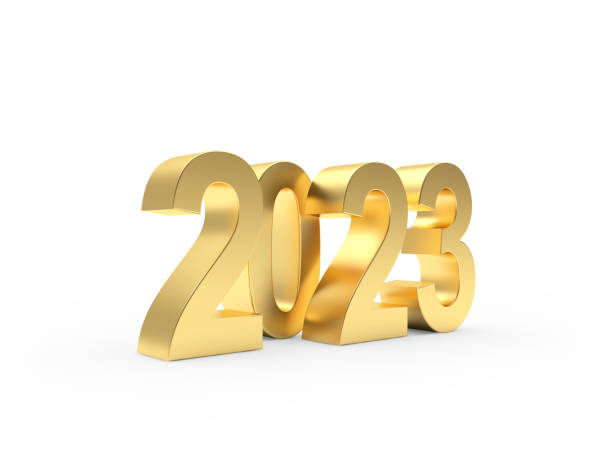 istock Number 2023 made of gold 1437950941