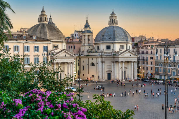 istock Piazza del Popolo in Rome, Italy 1437954650