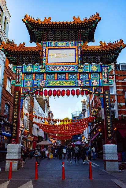 istock London Chinatown gate decorated with lanterns 1437972419