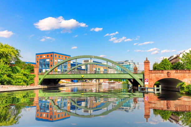 istock Bridge over Spree, old and new architecture of Berlin downtown, Germany 1437973870