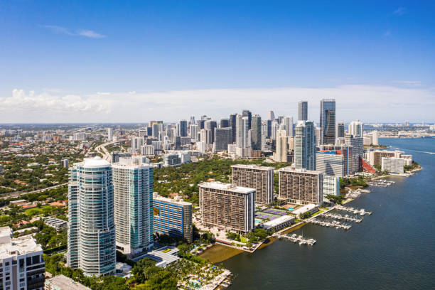 istock Dron aerial Shot in Miami 1437973944