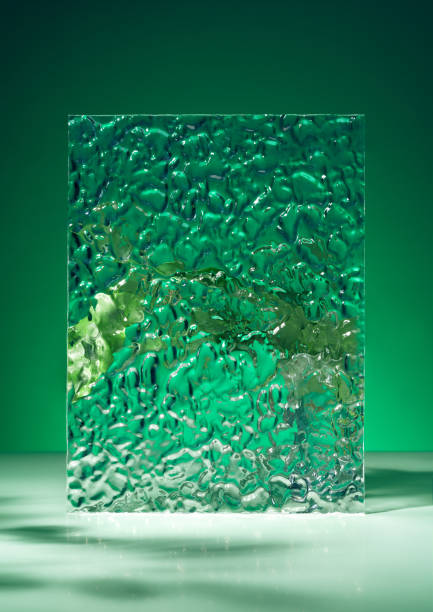 Natural green forest concept background, podium for product presentation. Mockup for the demonstration of cosmetic products with copy space.