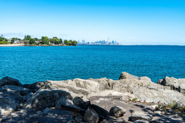 istock Colonel Samuel Smith Park and Toronto Cityview, Etobicoke, Canada 1437976094