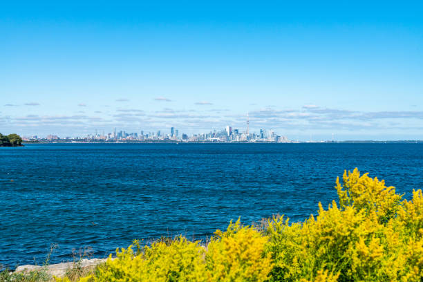 istock Colonel Samuel Smith Park and Toronto Cityview, Etobicoke, Canada 1437976135