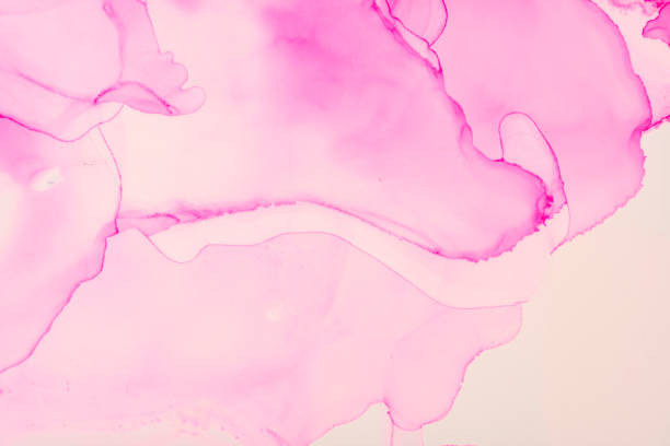 istock Modern mixing liquid paints, studio shooting photo. 1437980556