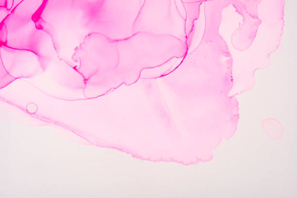 istock Alcohol Ink Invitation and fluid pattern photo. 1437980557