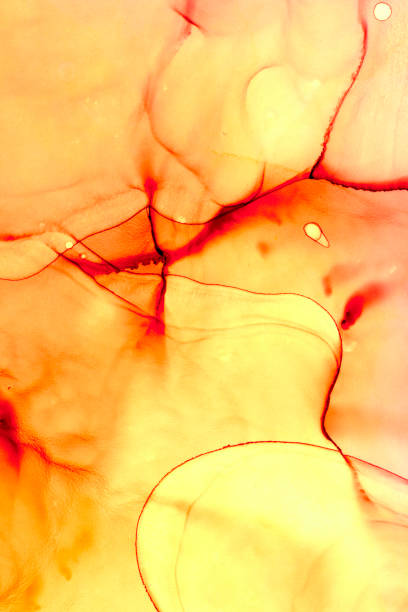 istock Modern fashion liquid paints in an abstract way. 1437981049