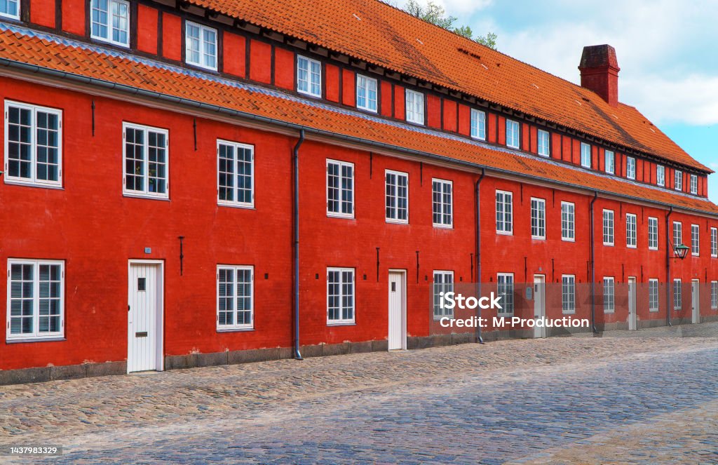 Kastellet. Part of Fortifications of Copenhagen. Architecture Stock Photo