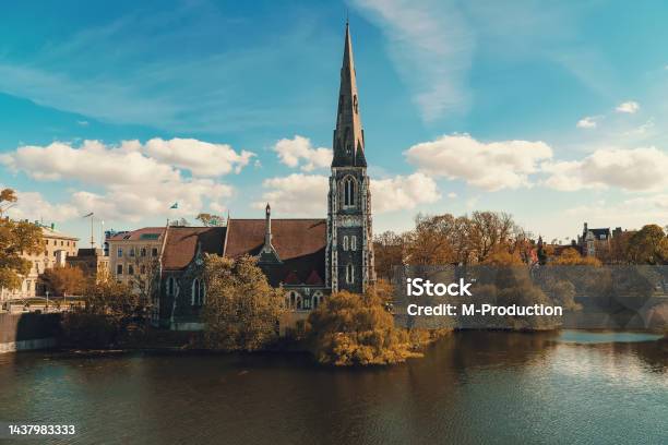 St Albans Church In Copenhagen Denmark Stock Photo - Download Image Now - Anglican, Architecture, Capital Cities