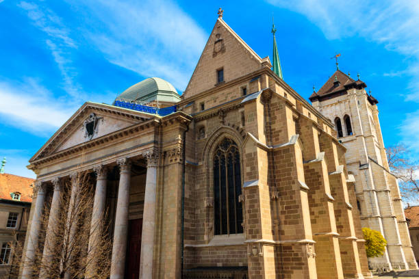 istock St. Peter's Cathedral in Geneva, Switzerland 1437986032