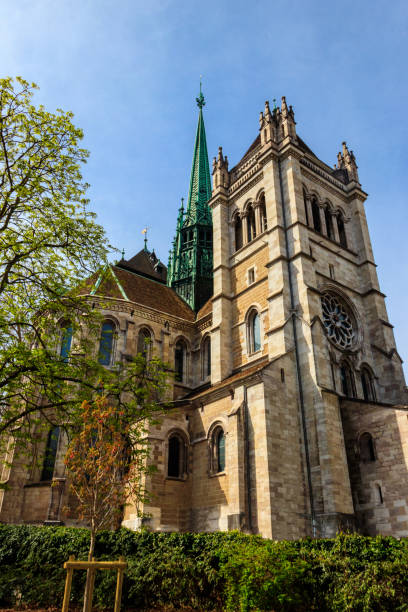 istock St. Peter's Cathedral in Geneva, Switzerland 1437986034