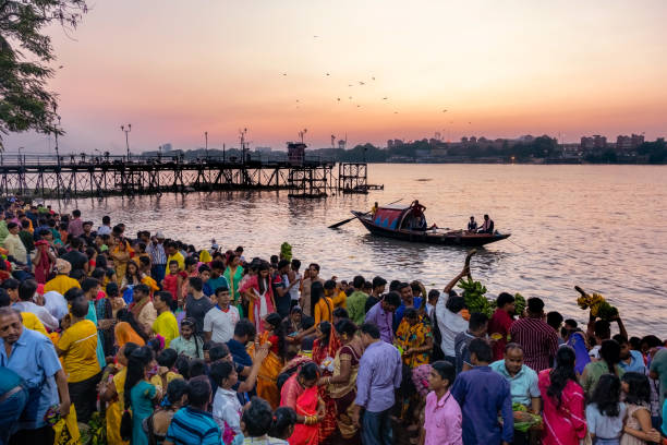 istock gangs river during chhath festival 1437991426