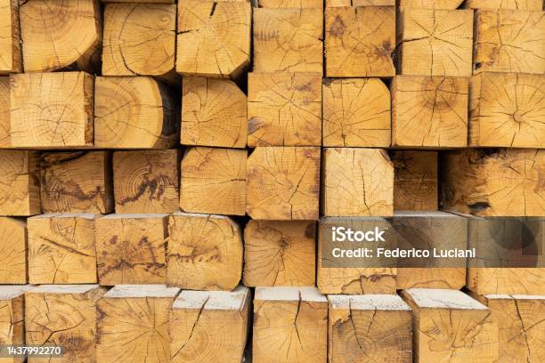 Rectamgular Stack Background Of A Stack Of Rectangular Lumber Stock Photo - Download ...