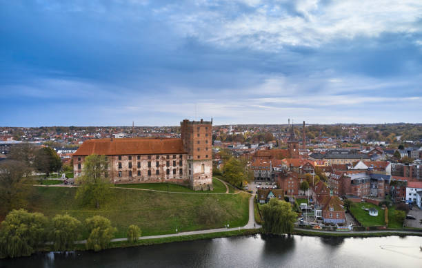 Lake in city Kolding