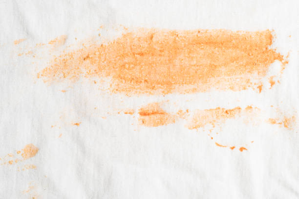 istock Stained T-shirt with guava jam 1438001742