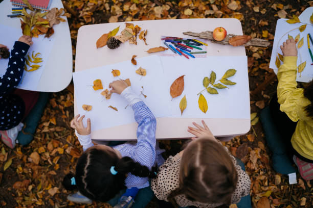 Let's be creative with these autumn leaves