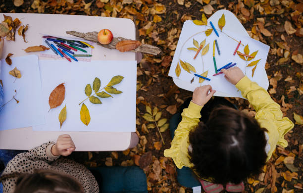 istock Let's be creative with these autumn leaves 1438002007