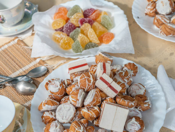 istock homemade cakes on the table, dessert, fruit 1438002856