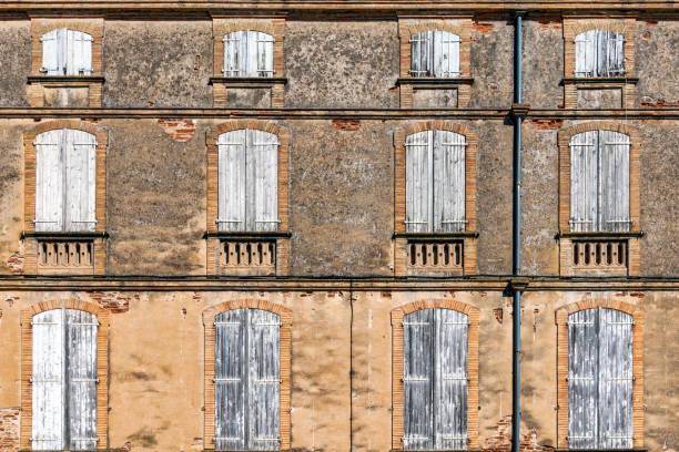 Old building facade in France