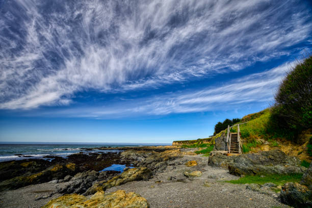 This beautiful beach is located on the West side of the Shelter Cove Peninsula.  Tide Pools and Seals abound in this charming little beach.