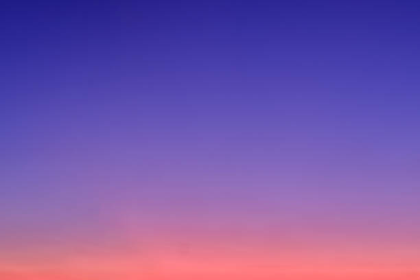 istock Gradient on the evening sky red blue color, beautiful copy space background 1438023274