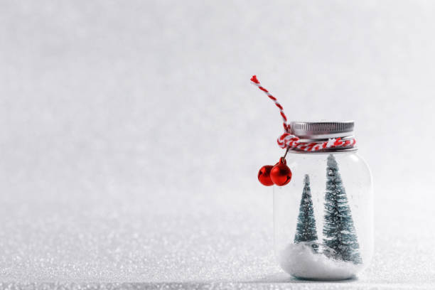 istock Christmas ornaments of glass jar 1438048208