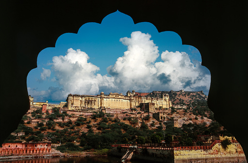 Jaigarh fort located in the city of Jaipur in India.