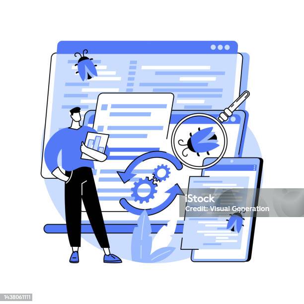 Automated Testing Isolated Cartoon Vector Illustrations Stock ...