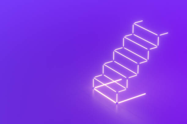 Illuminated stairs