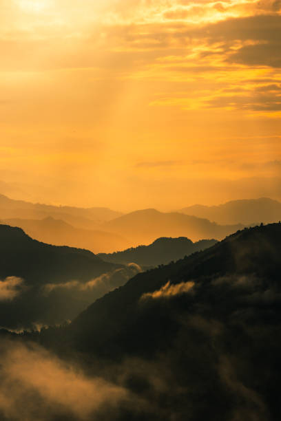 istock Sunrise in the mountains. 1438066364