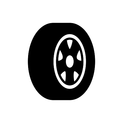 tire icon vector design template in white background