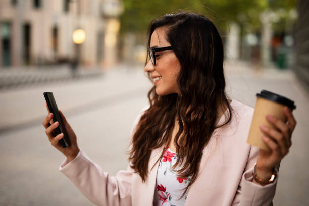 istock Young woman using the phone. 1438073431