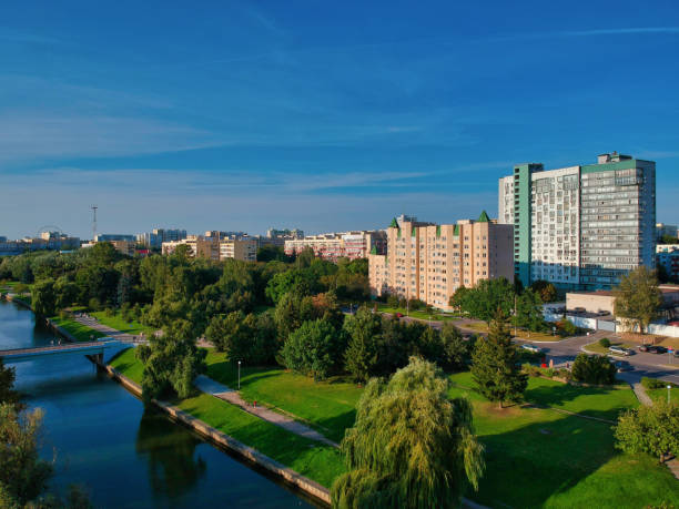 istock Aerial view of a cityscape 1438075935